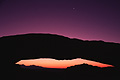 Sunrise Moon, Mesa Arch, Canyonlands