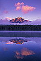The Promise - Pyramid Mountain and Patricia Lake at Sunrise, Jasper, Alberta