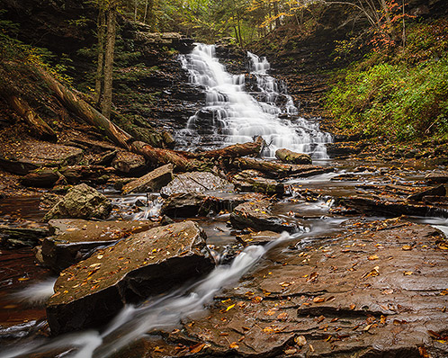 F. L. Ricketts Falls, Ricketts Glen State Park, Pennsylvania