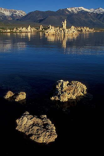 Mono Lake, Tufa on Blue, California, Landscape Photograph