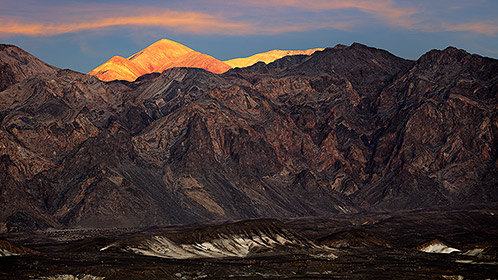 Nevares Peak, Sunset, Death Valley National Park