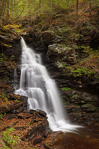 Ozone Falls, Autumn, Ricketts Glen State Park, Pennsylvania