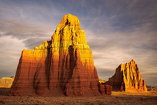 Temples of the Sun and Moon, Cathedral Valley, Utah