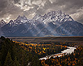 Tetons and Snake River, Autumn, Wyoming