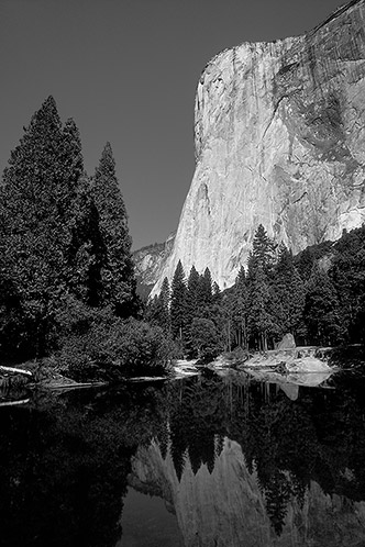 El Capitan and Merced River, Yosemite National Park, California, Landscape Photograph
